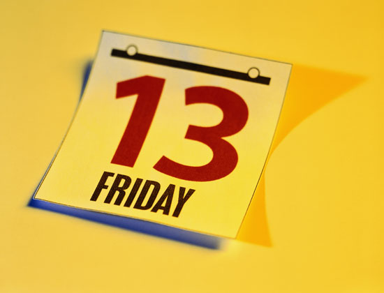 Did You Know? – 2012 Has Three Friday the 13ths, 13 Weeks Apart!